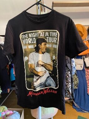 Morgan Wallen One Night At A Time Tour Black Graphic Tee